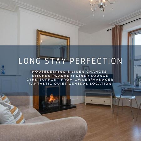 Dwellcome Home Ltd 1 Bed Apt, Half Mile To Union Street Yet Quiet, Free Parking, Fast Wifi, Ideal For Long Term Contractor, Etc Stays, Fully Equipped Kitchen, Regular Housekeeping Option - See Our Site For Assurance Aberdeen Eksteriør billede